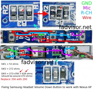 Samsung Headset Fix for Nexus 6P