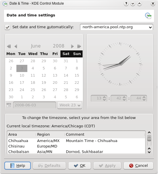 Fedora 9 and UTC time problem