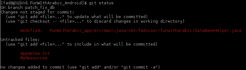 git status show all files git status show all files