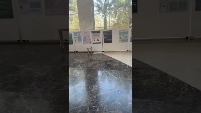زيارتي لجامعة عفت لتقييم مشاريع الطلاب